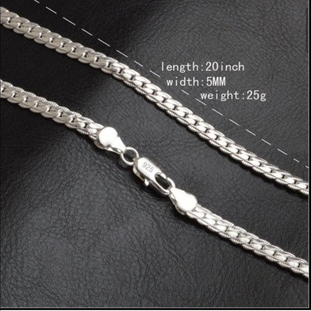 925 Sterling Silver Necklace - Picture 6 of 6